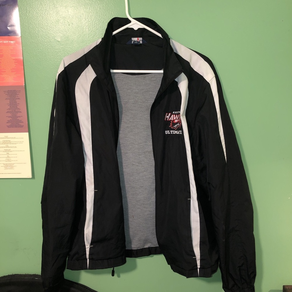 VINTAGE BLACK WINDBREAKER